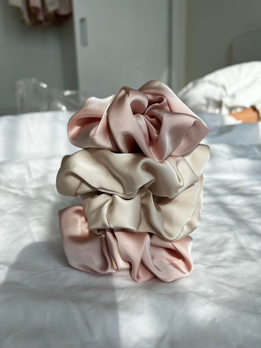 Denightnight Premium Satin Scrunchies